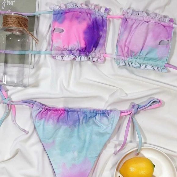 Tie dye bikini still in package - Picture 3 of 4